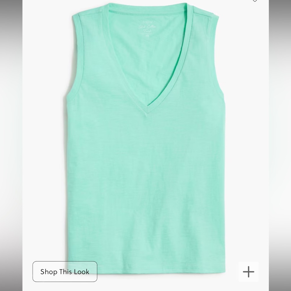 Vintage slub cotton V-neck tank top
Size XL - NWT